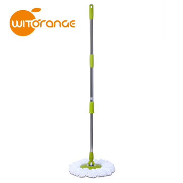 Clever Mop: Microfibre Mop with Spinning Dual Bucket & Wringer