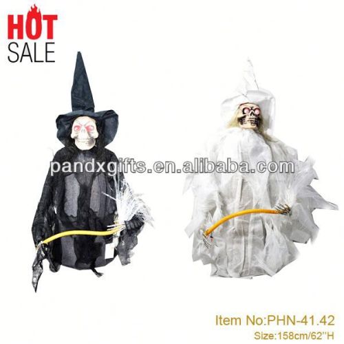 Halloween decoration haunted house fabric hanging witch hat ghost