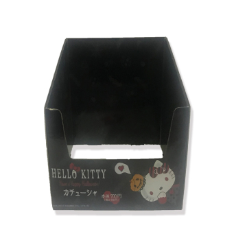 Black cardboard display boxes