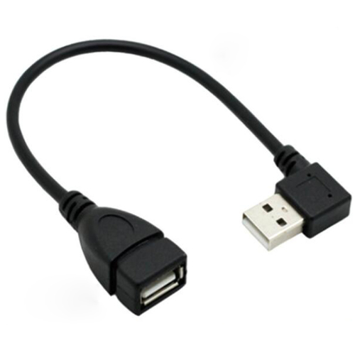 USB ذكر ترك بزاوية إلى أنثى