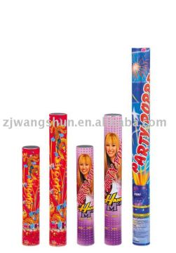 party popper confetti