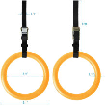 Adjustable Cam Buckle Non-slip Training Gymnastic Rings Strap