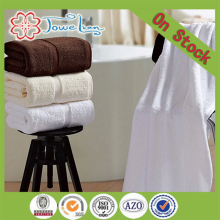 cotton high grade plain satin five star hotel towel with piles on both sides