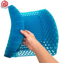 Ergonomic Gel Backrest Cushion for Lumbar Support and Ventilation