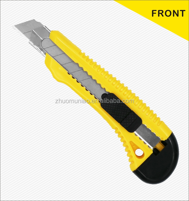 Coltello da taglio in plastica super utile all'ingrosso colorato OEM 18MM di larghezza