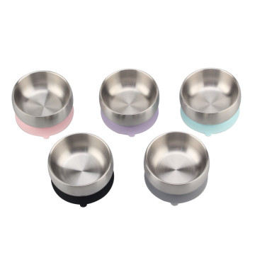 Suction Bottom Stainless Steel Baby Feeding Bowl