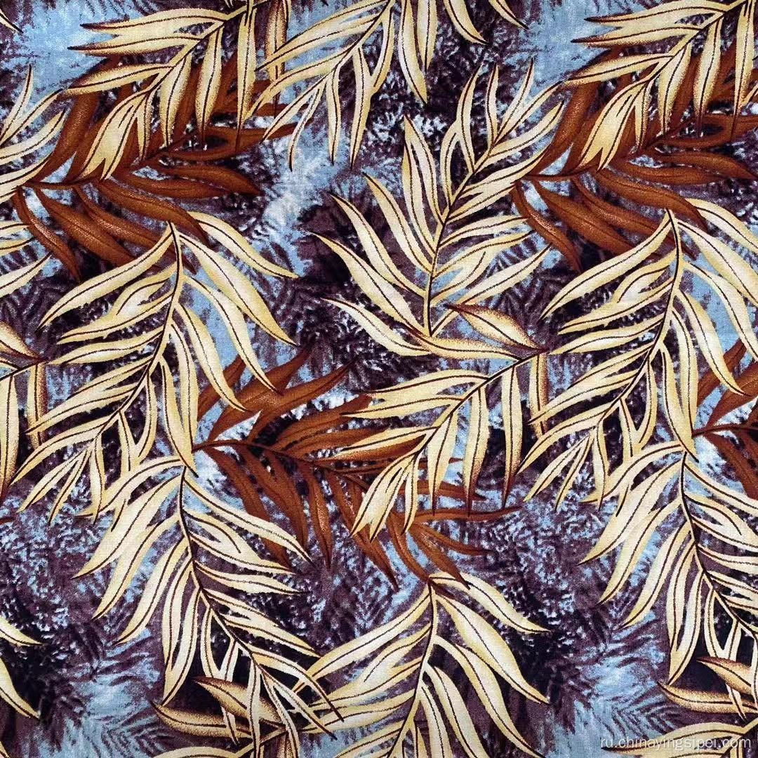 Мягкий Чаллис обычный цветочный печатный вискозовый вискозовый вискоз