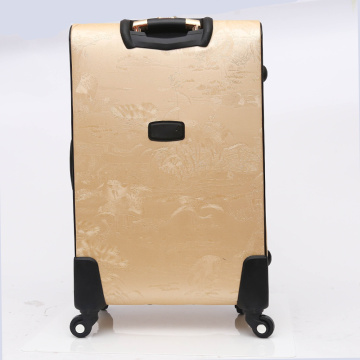 Great quality PU genuine leather business leisure luggage