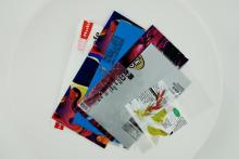 Quality beverages shrink film label custom