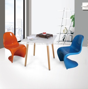 plastic dining chair/plastic S chair