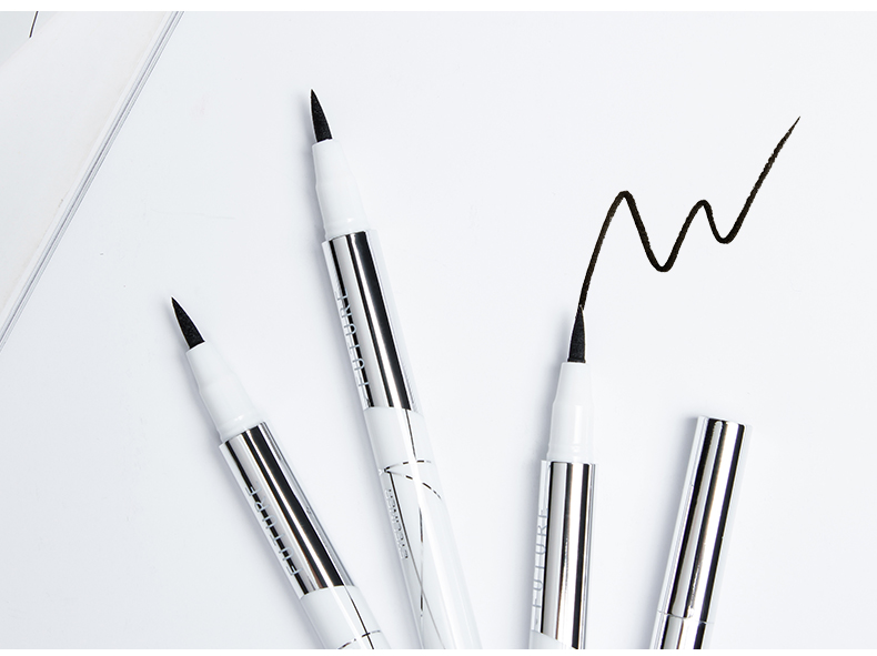 Waterproof and Smudge Proof Liquid Eyeliner 12 hour Eye Gel Makeup Black Private Label Eye Pen