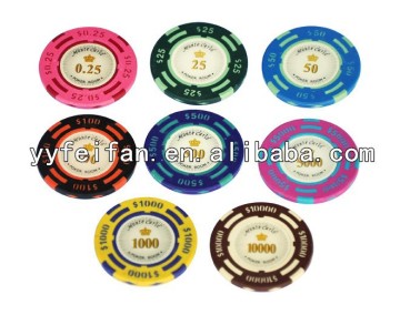 13.5g Three tone monte carlo poker chips