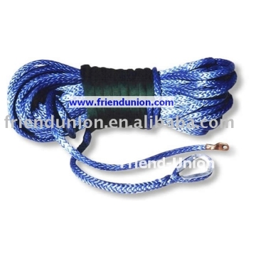 Electric winch rope