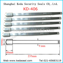 highly tamper-evident metal seal KD-406, Metal strap Seals, Metal strip seal