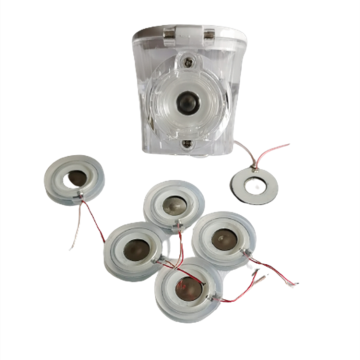 Ultrasonic Atomizing Tablets for Medical Microporous Mesh with Electronic Components