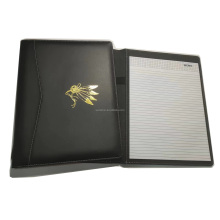 Custom Logo A4 Leather Presentation Folders for Documents