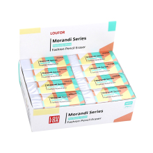 Custom Rubber Eraser Factory 24pcs/Box Moradi Series School Eraser