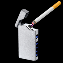 USB-C Rechargeable Electric Smoking Lighter with Custom LOGO: A Unique Gift Idea Featuring Double Arcs Plasma Technology