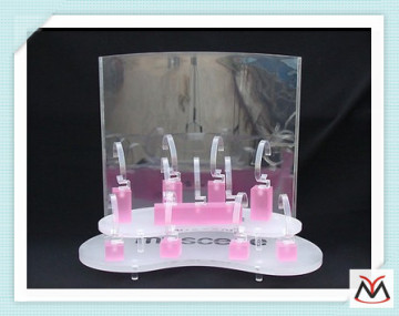 pink acrylic wrist watch display