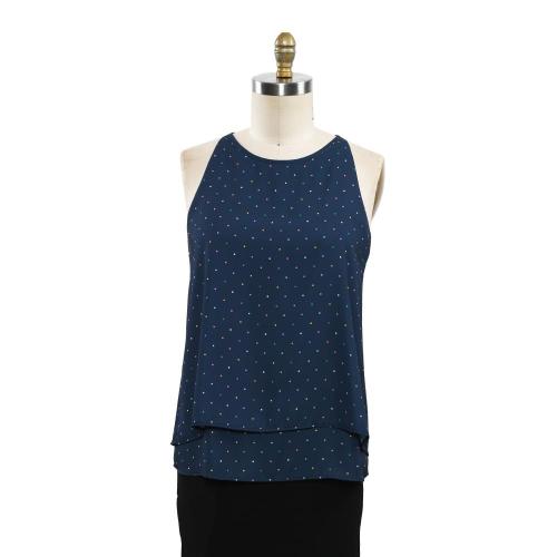 Summer Casual Printed Colorfull Dots Vest