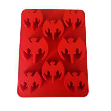 Silicone bat shape ice cube tray fancy ice cube tray