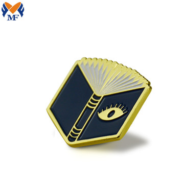 Metal Customized Shield Shaped Logo Badge