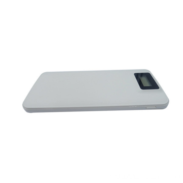 Square Dual USB Power Bank External Led