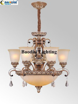 High Quality European Style Steel and Resin Material pendant lighting