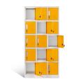 Metal Clothes Storage Wardrobe Durable 15 Door Locker