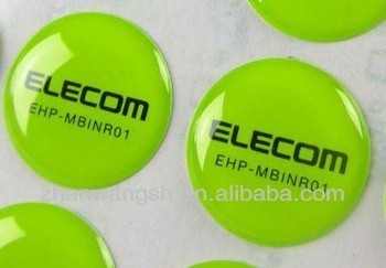 round epoxy stickers