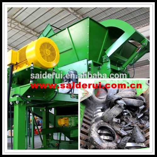 1500 Kg /Hr Twin Shaft Shredder System/Double Shaft Shredder Saiderui Machinery