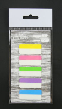 Pet Colored Sticky Plastic Adhesive Index Tabs,labels For Bookmarks