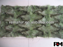 Factory wholesale high quality Scrap Fox Fur Plates for home decoration