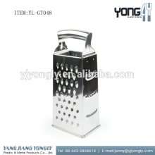 4 sides multi-purpose 18/0 stainless steel cheese grater box grater