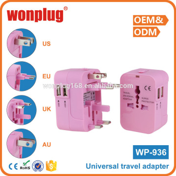 2 Usb Charger Travel World Universal Adapter Travel Adapter for Mobile Phone charging