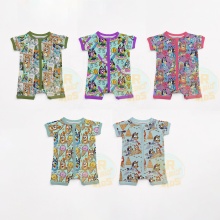 Wholesale Summer Infant Kids Cartoon Pajamas Rompers