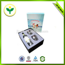 paper mache round wine box