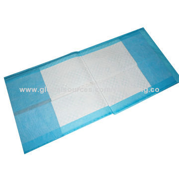 Pet Underpad, PE Film, Tissue Paper US Fluff Pulp, Jan SAP, Nonwoven Surface, OEM/ODM