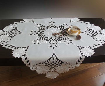 custom made cut work tablecover