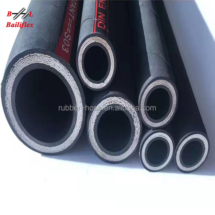 high quality steel wire spiral 10mm rubber hydraulic hose from BAILI HOSE