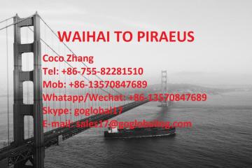 Jiangmen Waihai Sea Freight to Greece Piraeus