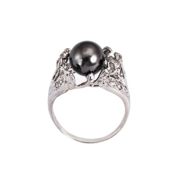 Imitation Pearl Finger Ring