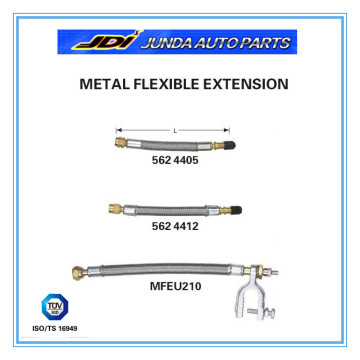 Flexible metal, rubber.plastic valve extensions ,valve accessory