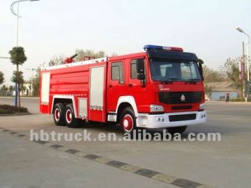 Sinotruk 10000L remote control fire truck