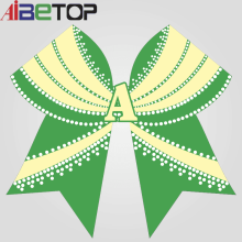 Colorful OEM Cheer Bows for Girls' Competitions