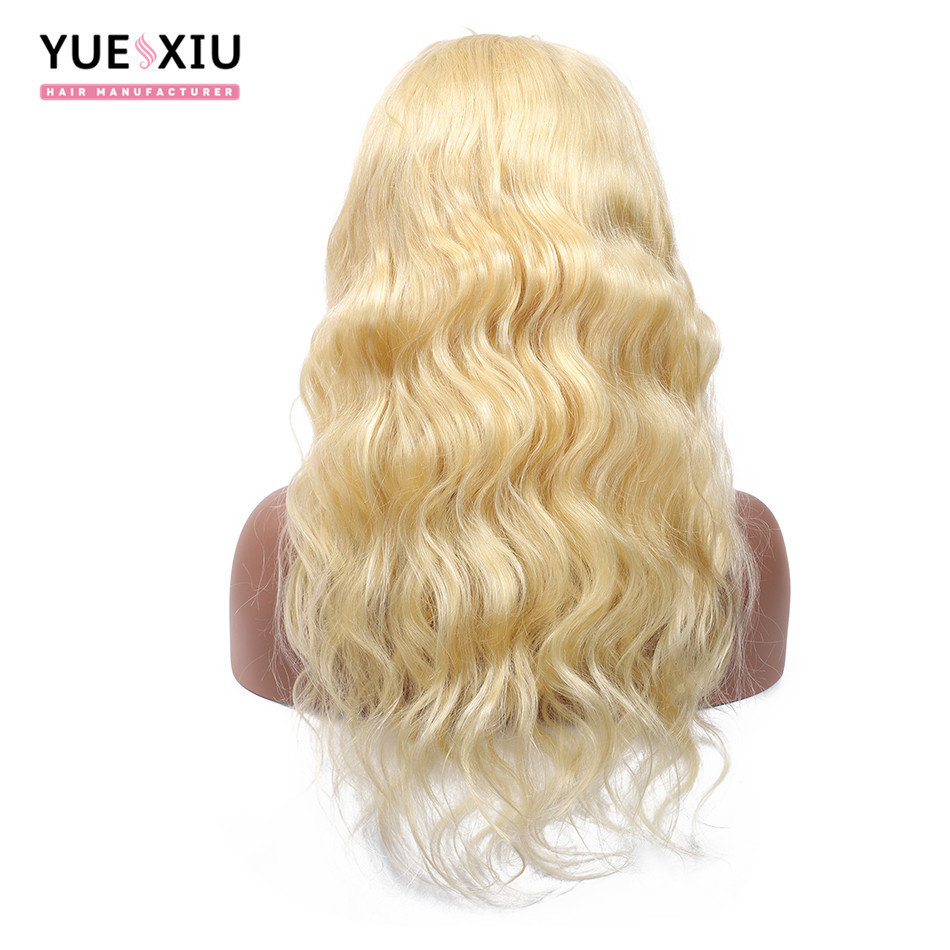 Body Wave Virgin Human Hair Lace Front Wigs 13*6 613 Blonde Lace Wig