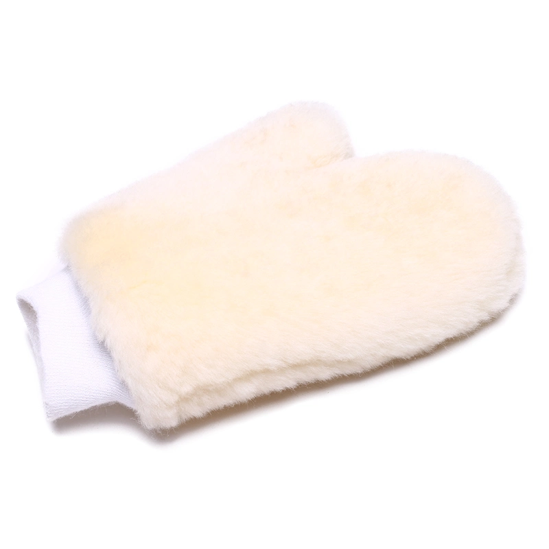 Hot Selling Sheepskin Cleaning Car Glove Wash Mitt