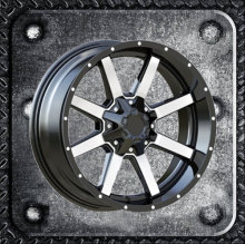 Car Alloy Wheels big center cap with chrome rivets