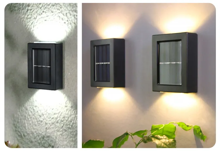 Outdoor Solar LED Wall Light with Eco-Friendly Design