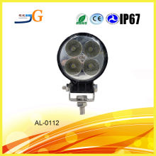 12W LED work light, high power 12W LED utility light ,Auto 24v led work lights for trucks car working light bar AAL-0112.